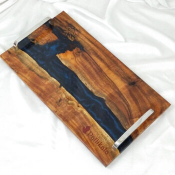 Wood Epoxy Serving Tray - WPST16-1 - Size 16"x9"