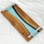 Wood Epoxy Serving Tray - WEST19-2 - Size 19"x9"