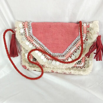 Traditional Jute Sling Bag - TJSB139-1 - Size 13"x9"